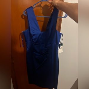 Ralph lauren NWT SATIN royal blue dress